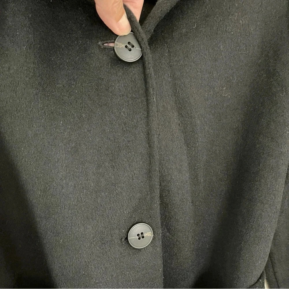 Zara Women’s Hooded Wool blend Coat - Picture 3 of 8